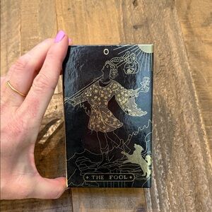 Black and Gold Tarot Card Box
